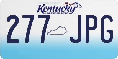 KY license plate 277JPG