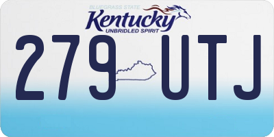 KY license plate 279UTJ