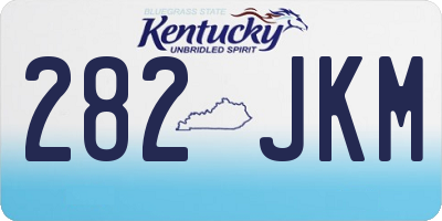 KY license plate 282JKM
