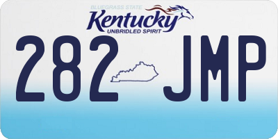 KY license plate 282JMP