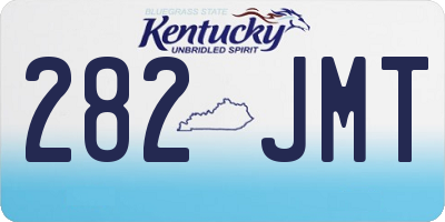 KY license plate 282JMT