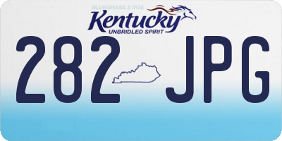 KY license plate 282JPG