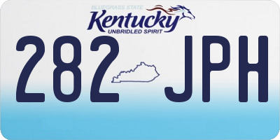 KY license plate 282JPH