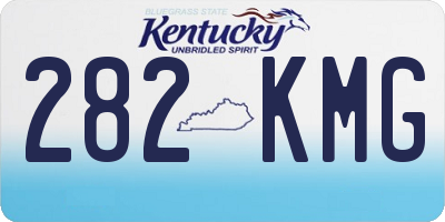 KY license plate 282KMG