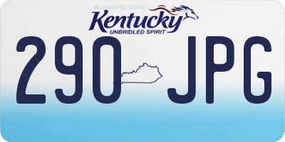 KY license plate 290JPG