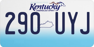 KY license plate 290UYJ