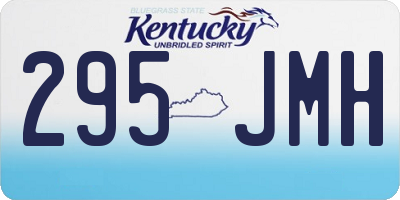 KY license plate 295JMH
