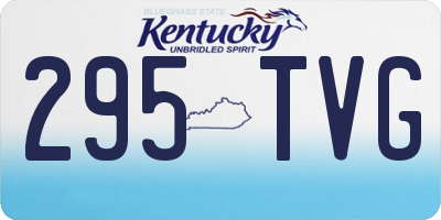 KY license plate 295TVG