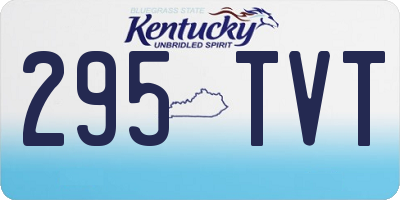 KY license plate 295TVT