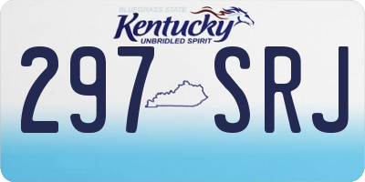 KY license plate 297SRJ