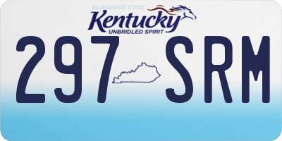 KY license plate 297SRM