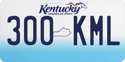 KY license plate 300KML