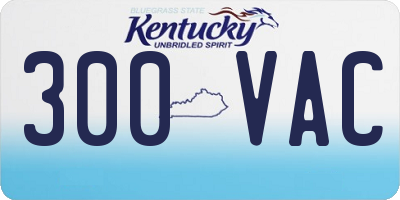 KY license plate 300VAC