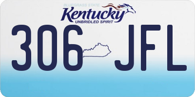 KY license plate 306JFL