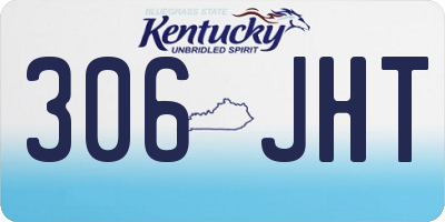 KY license plate 306JHT
