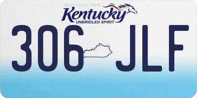 KY license plate 306JLF
