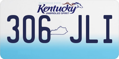 KY license plate 306JLI