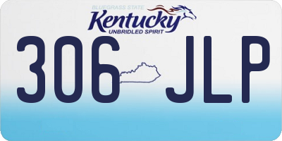 KY license plate 306JLP