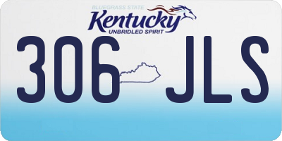 KY license plate 306JLS