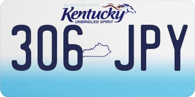 KY license plate 306JPY