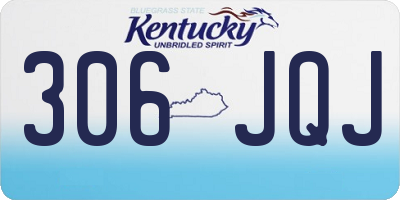 KY license plate 306JQJ