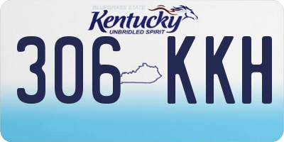 KY license plate 306KKH