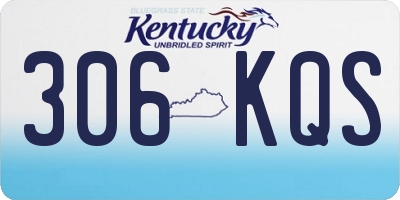 KY license plate 306KQS