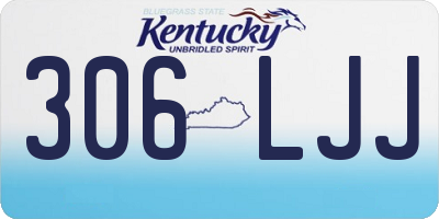KY license plate 306LJJ