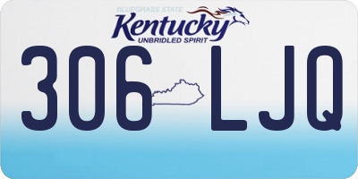 KY license plate 306LJQ