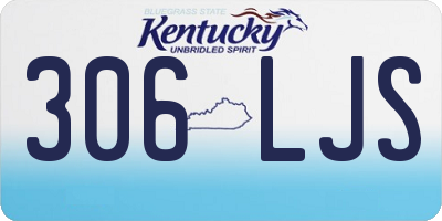 KY license plate 306LJS