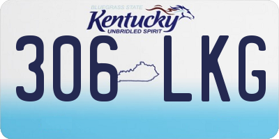KY license plate 306LKG