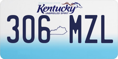 KY license plate 306MZL