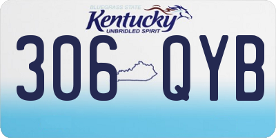 KY license plate 306QYB