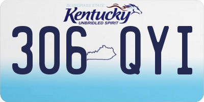 KY license plate 306QYI