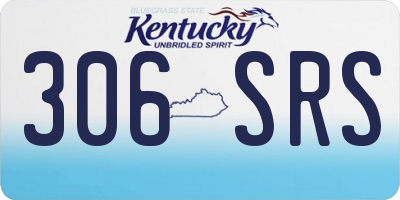 KY license plate 306SRS