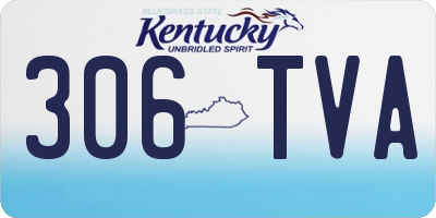 KY license plate 306TVA