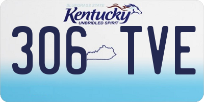 KY license plate 306TVE