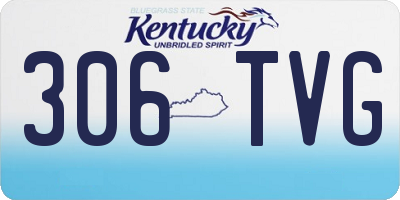KY license plate 306TVG