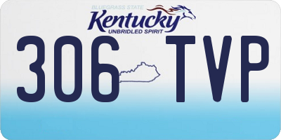 KY license plate 306TVP