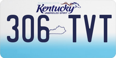 KY license plate 306TVT