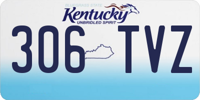 KY license plate 306TVZ
