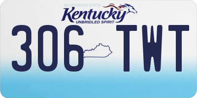 KY license plate 306TWT