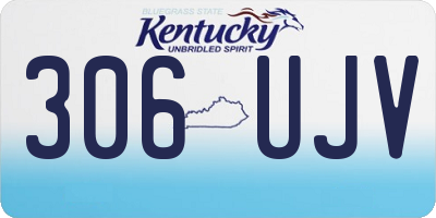 KY license plate 306UJV