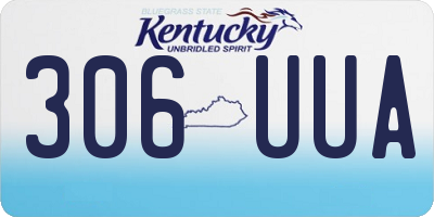 KY license plate 306UUA