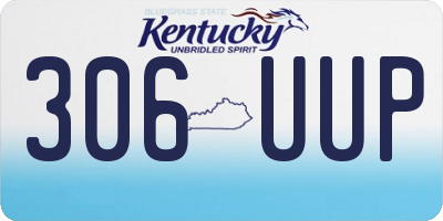 KY license plate 306UUP