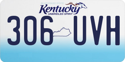 KY license plate 306UVH