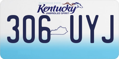 KY license plate 306UYJ