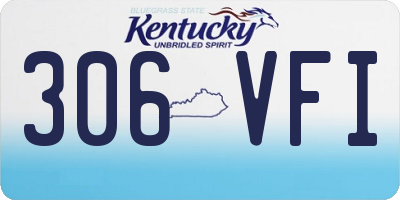 KY license plate 306VFI