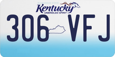 KY license plate 306VFJ