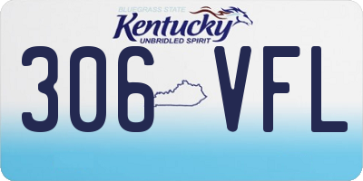 KY license plate 306VFL